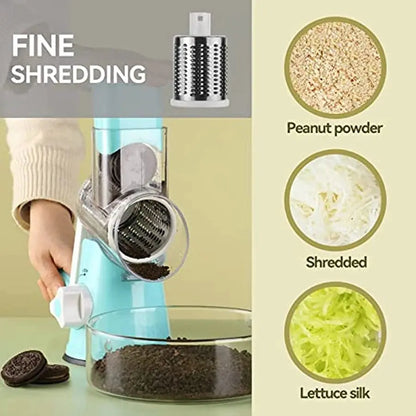 Manual Rotary Vegetable Cutter Cheese Grater Food Fruit Potato Peeler Carrot Shredder Slicer Cutting Chopper Kitchen Tools Shop2023BD Store