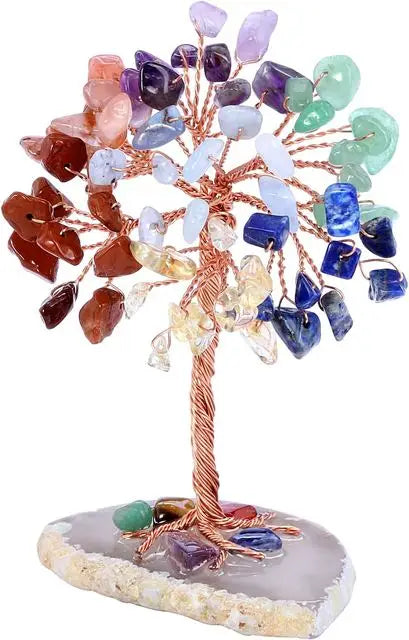 Royallure Crystal Money Tree – Amethyst Healing Gemstone Tree for Prosperity & Home Decor YunFeng Aeromodel Store