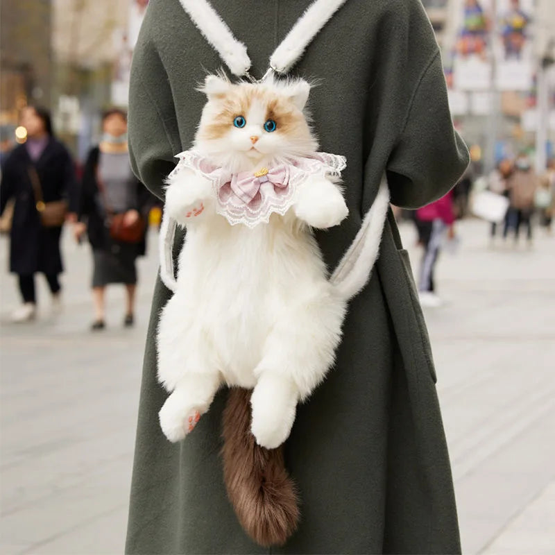 Cuddly Companion Backpack – Realistic, Soft, and Fun! gengu Store