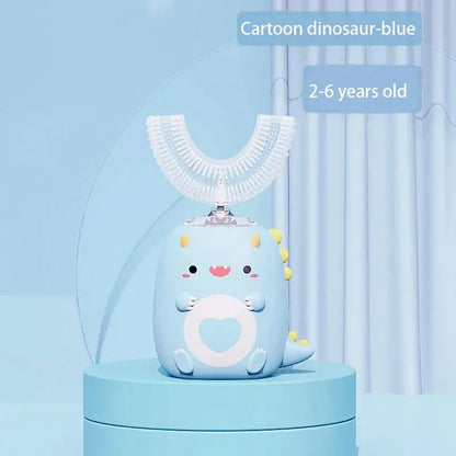 Electric U-shaped Toothbrush Children Sonic Toothbrush 360 Degrees Smart Dental Tooth Brush Teeth Whitening for Waterproof Kids BALASHOV Exquisite Life Store