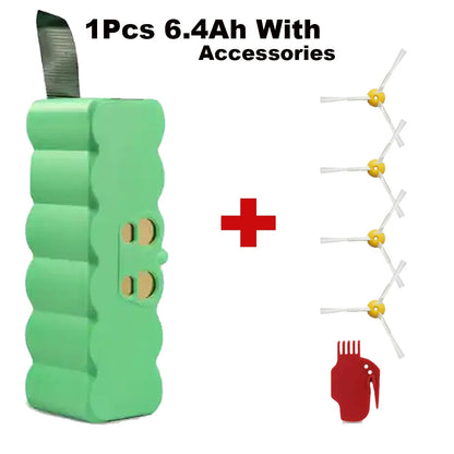 14.4V 5000mAh For iRobot Roomba Battery 500 600 700 800 900 595 620 650 780 890 Battery For Roomba Vacuum Cleaner Battery Battery Burst Store