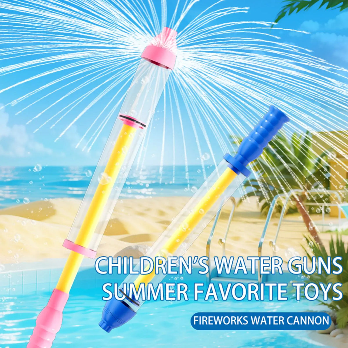 Magic Water Fireworks Blaster – Cool Summer Fun for Kids!