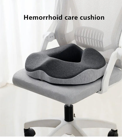 Hemorrhoid Mat Health Care Seat Cushion Sciatica Tailbone Bed Sores Donuts Shape Sitting Pain Relief Travel Office Memory Foam A Magical Treasure House Store