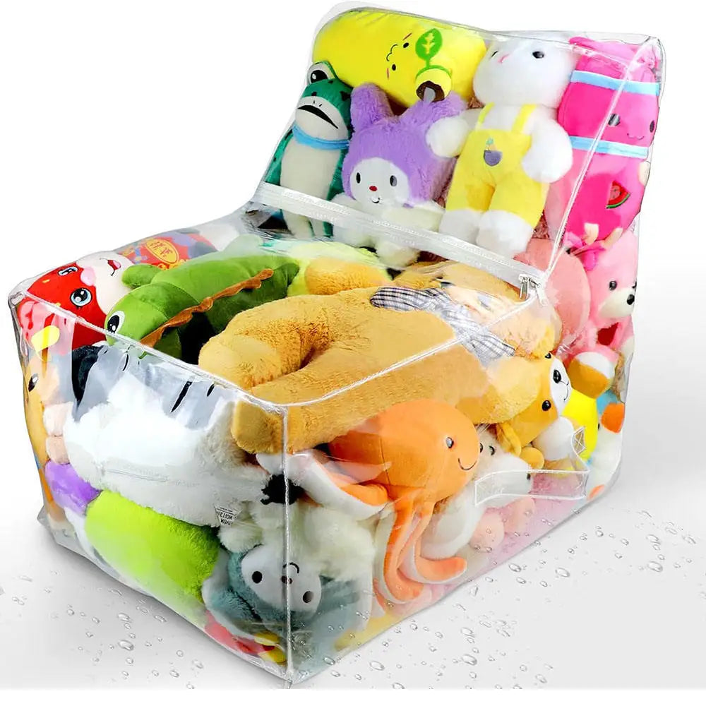 CozyStash™ Plush Storage Chair 🪑✨