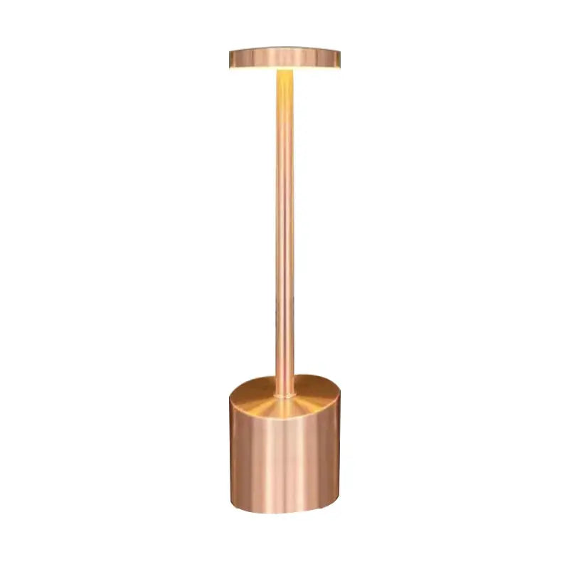 LED Rechargeable, Touch, Metal Table Lamp Bedroom, Living Room,  Creative Ambient Light. Indoor Decoration MERRYHOME Merryhome Official Store