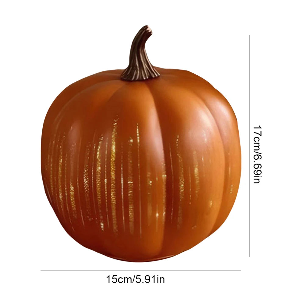 Calabazas Crepusculares – ¡Decoración de Halloween Escalofriante y Brillante!