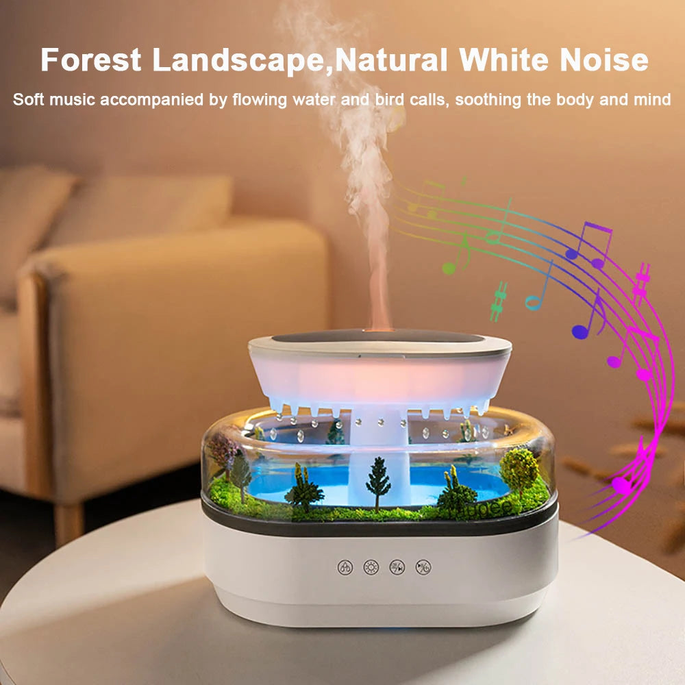 Raindrop Glow – Humidifier & Ambient Light in One Keajor Appliances Store