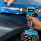 Cordless Heat Gun Wind Speed Optional Temperature adjustment With LED AliExpress