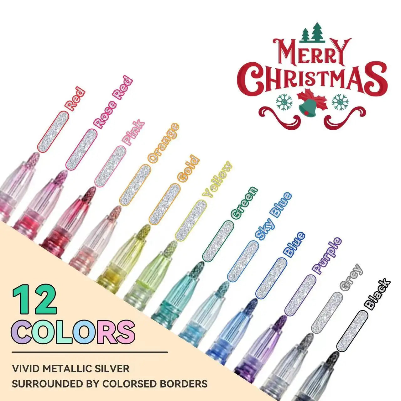 DuoGlow™ Double Line Pen ✍️🌈 Draw Twice the Magic