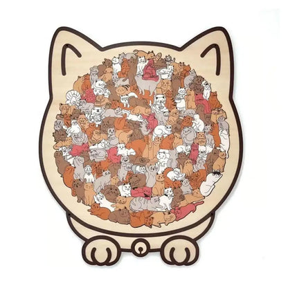 PurrfectMind™ – 135-Piece Calm Cat Puzzle 🐱