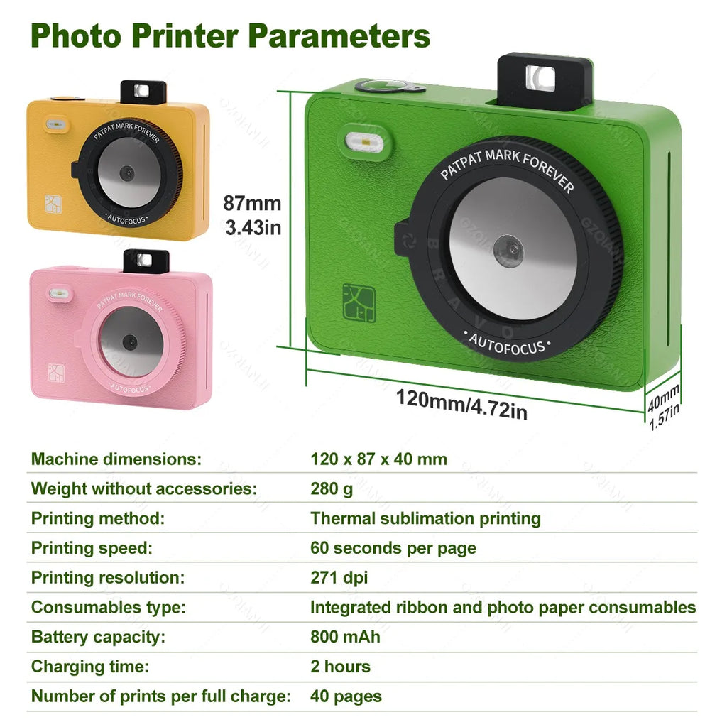 SnapPrint™ Instant Camera 📸✨ — Capture & Print Memories Instantly