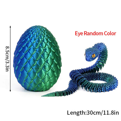 FlexiCrystal Dragon: 3D-Printed Magic in Motion Creatinglife Store