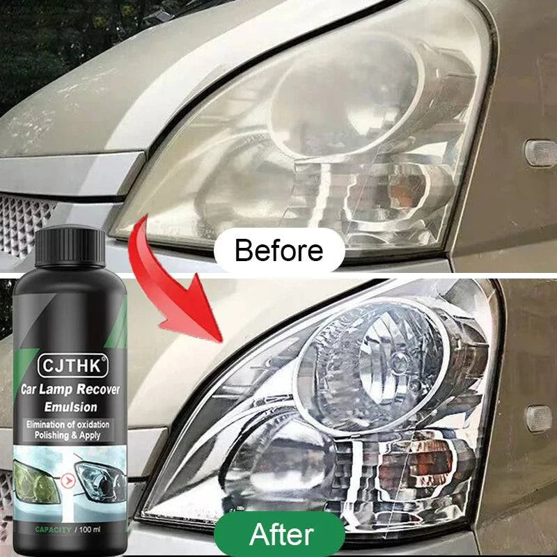 Car Headlight Restoration Polishing Kits Headlamp Scratch Remover Repair Cleaning Paste Remove Oxidation Headlight Polish Liquid Shop1104214254 Store
