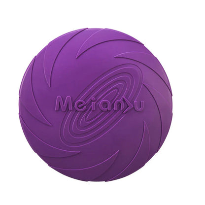 Durable Silicone Flying Disc for Dogs - Interactive Outdoor Fun!