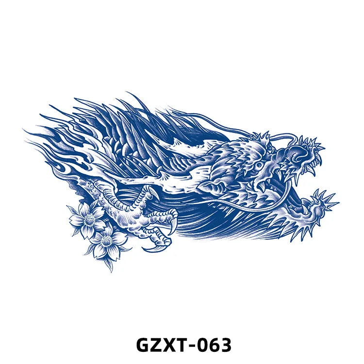 New Wholesale Juice Chest Stickers Tattoo Herbal Semi-permanent Back Tatoo Wings Tattoo Stickpaper WAM-girl Store Store