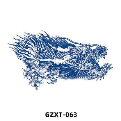 New Wholesale Juice Chest Stickers Tattoo Herbal Semi-permanent Back Tatoo Wings Tattoo Stickpaper WAM-girl Store Store