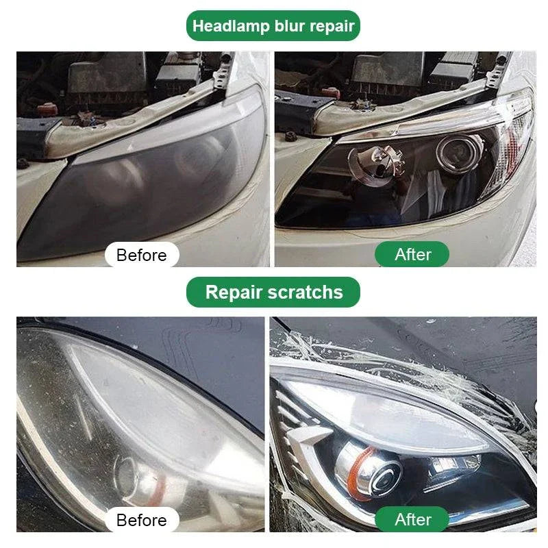 Car Headlight Restoration Polishing Kits Headlamp Scratch Remover Repair Cleaning Paste Remove Oxidation Headlight Polish Liquid Shop1104214254 Store