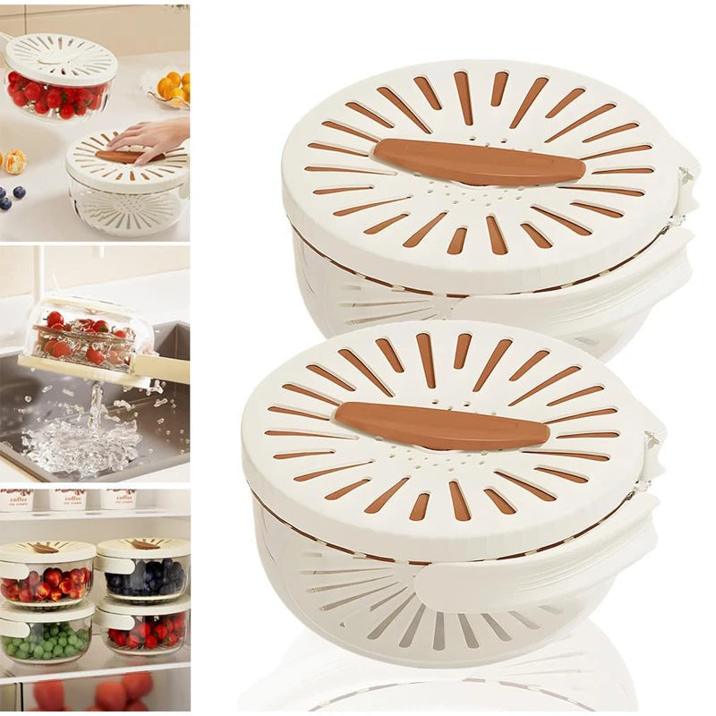 FreshFlow™ 2-in-1 Drain & Store Basket 🥗💧