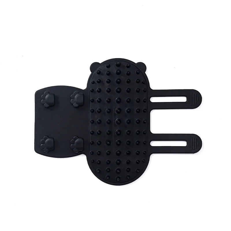 Pet Cat Hair Removal Massage Comb: Self-Cleaning Wall Corner Cat Scratcher Brush for Grooming HOMEPRO GLOBAL Store