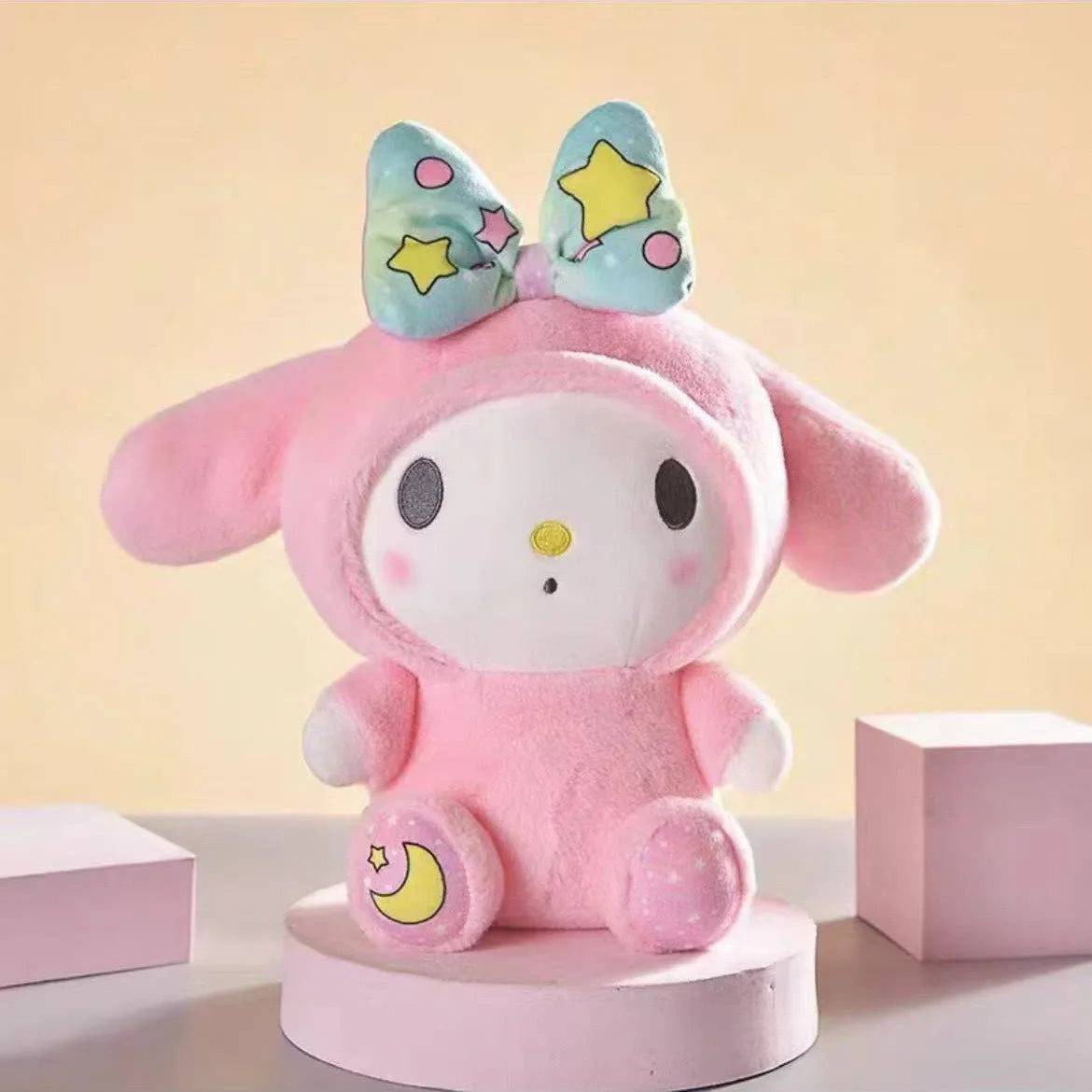 Kawaii Sanrio 25CM Plush Dolls Kuromi Hello Kitty Melody Cinnamoroll Plush Soft Stuffed Animals Dolls Plushie Pillow Xmas Gifts Shop1103724989 Store