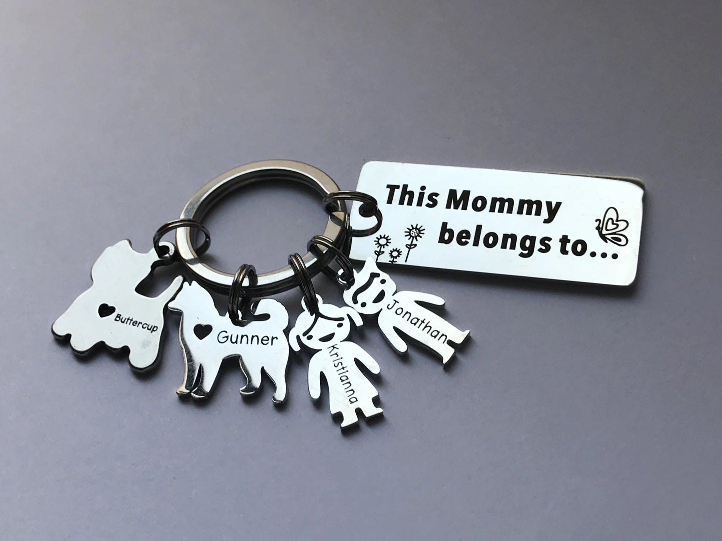 Personalized Family Keychain – Carry Loved Ones Wherever You Go!