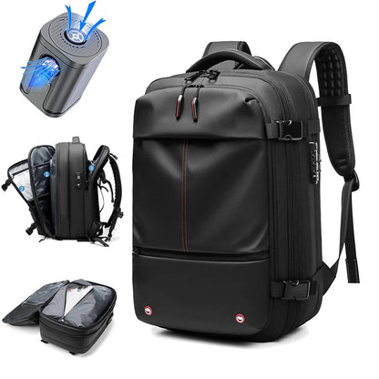 Travel Men 17 inch Laptop Backpack vacuum compression Backpack Business Large Capacity school Backpack expand outdoor backpack Stone's Store