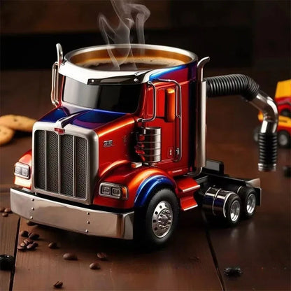 Creative Design Truck Coffee Mug Semi Truck Handcrafted Coffee Cup AliExpress