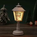 Decoraciones de Navidad Lámparas de viento Música Iluminada Luz nocturna Papá Noel Adornos creativos Lámparas de mesa Decoración navideña para el hogar