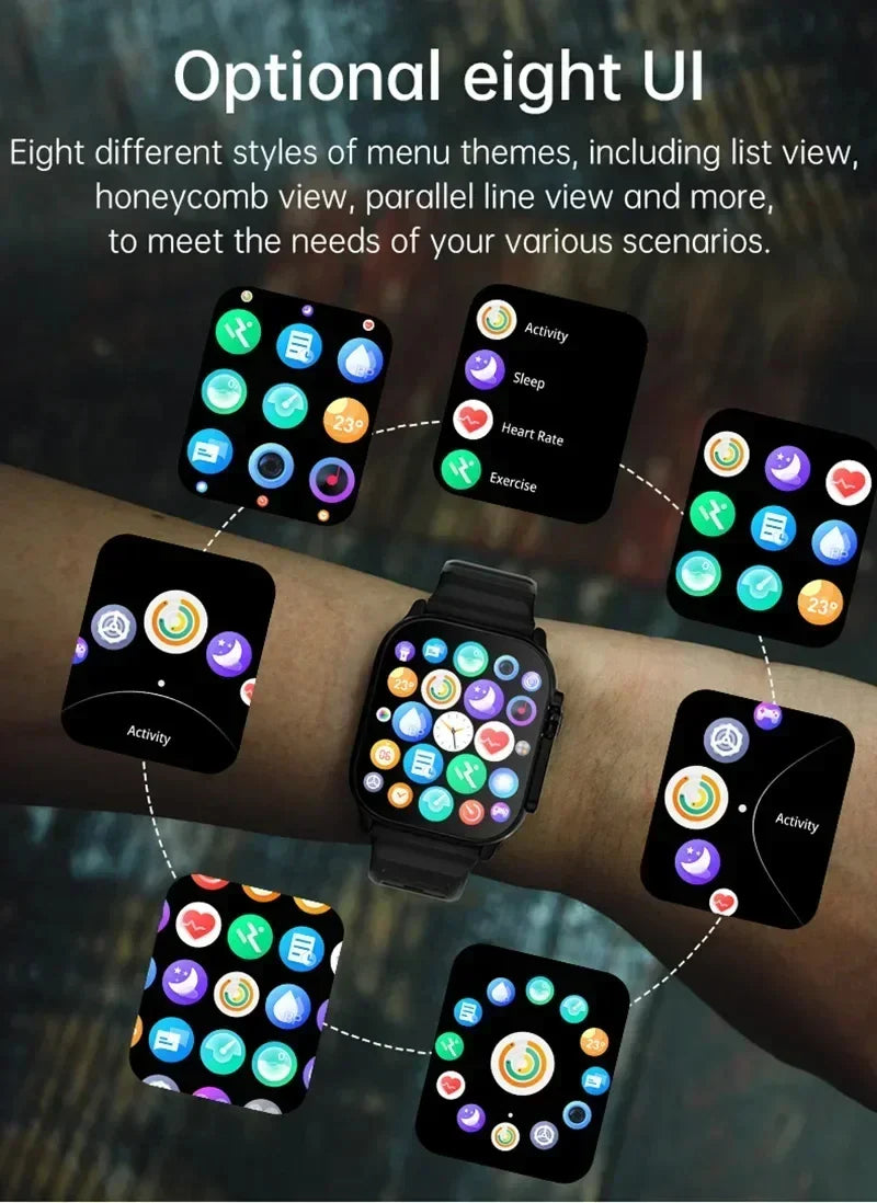 T900 Ultra Smartwatch – Bluetooth Calling, Message Alerts Heart Rate Monitor Sports Watch Shop1104002744 Store