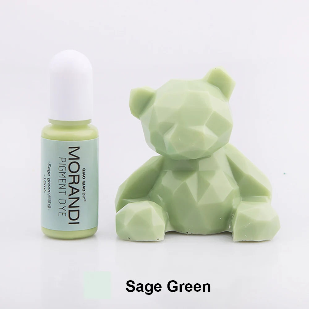 For fun 10ML 24Colors Resin Pigments DIY UV Epoxy Resin Crafts Morandi Dye Ink Colorant Jewelry Making Supplies Tools