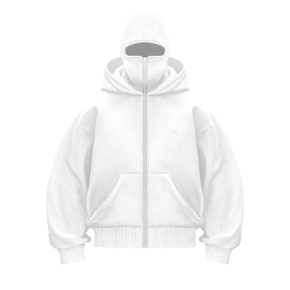 Y2K Gothic Harajuku Double Hat Design Sportswear Winter New Hoodie AliExpress