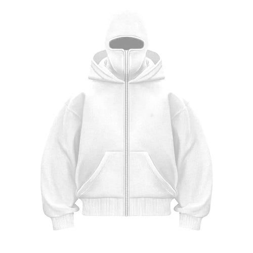 Y2K Gothic Harajuku Double Hat Design Sportswear Winter New Hoodie AliExpress