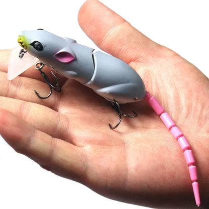 ALASICKA Tackle Accessories Mouse Lure Artificial Plastic Mouse Fishing Lure Swimbait Rat Pike Bass Minnow Floatingbaits Fishing