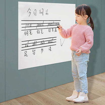 Whiteboard Sticker Self Adhesive Wall Erasable Boards Dry Erase AliExpress