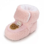 Arrival Baby Animals Cartoon Pattern Toddler Cotton Shoes Chocolate Lily