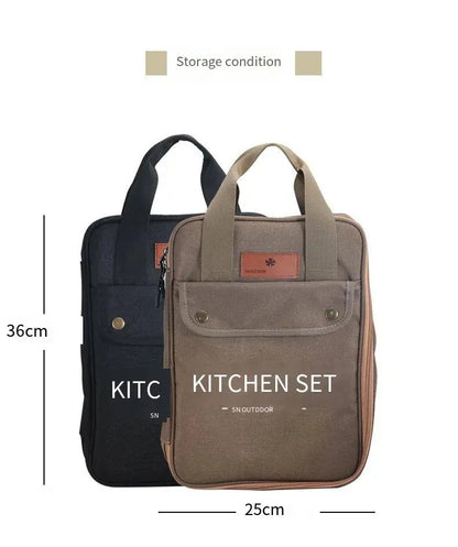 8pcs Camping Kitchen Cookware Set Portable Outdoor Travel Utensils AliExpress