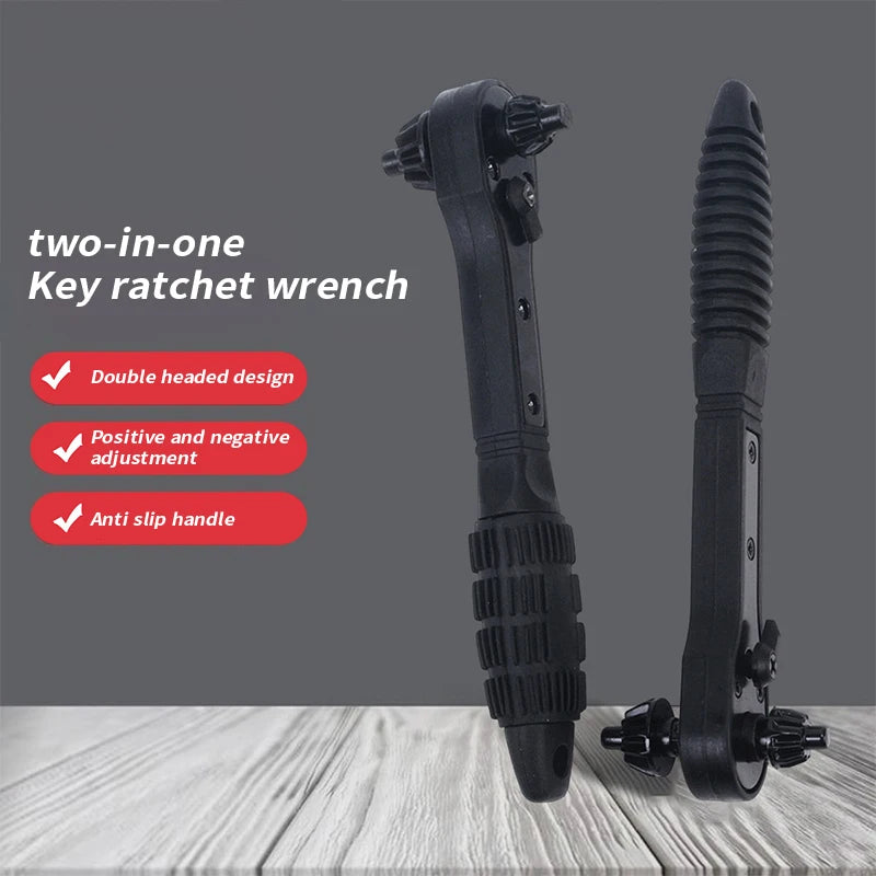 Drill Smart: 3-in-1 Chuck Ratchet Spanner