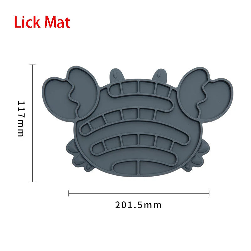 Fish Shape Silicone Lick Mat - Slow Feeding Food Bowl for Pets CDDMPET Official Store