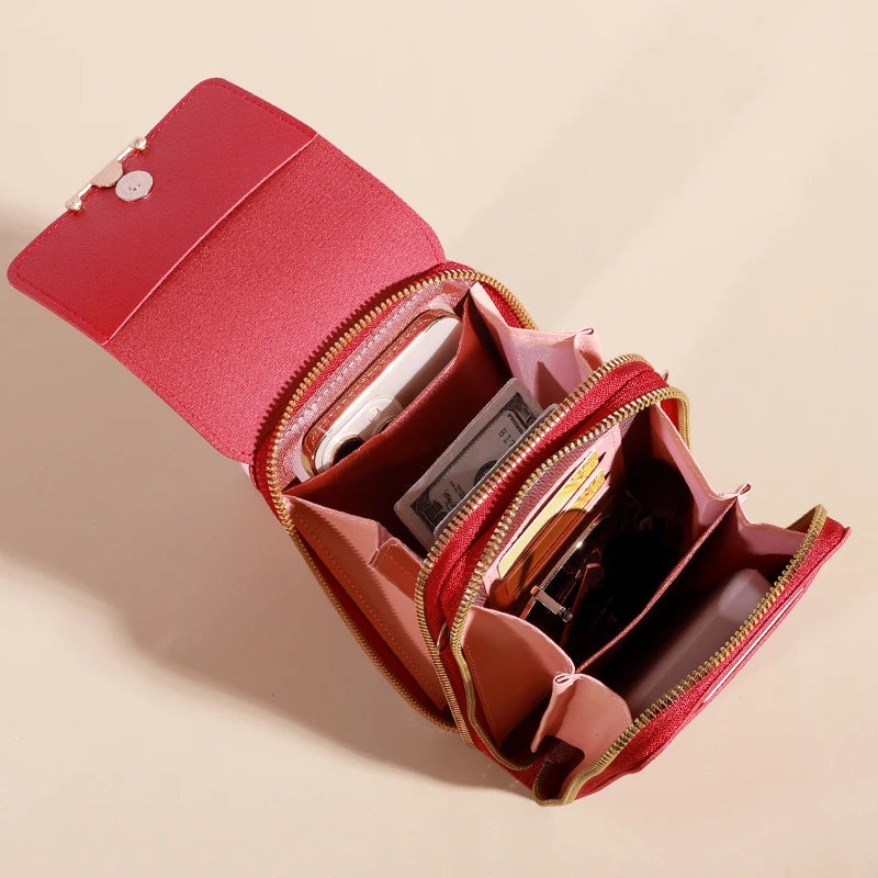TouchCarry™ Crossbody Bag 📱✨ — Use Your Phone Without Taking It Out