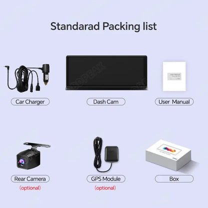 View details for K2 Pro 11.3" Car DVR 4K Camera Wireless Carplay Android auto Ai Screen