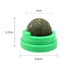 Natural Catnip Cat Wall Stick-on Ball Toy Scratchers Treats Healthy Natural Removes Balls to Promote Digestion Cat Grass Snack Hachi Pet Store