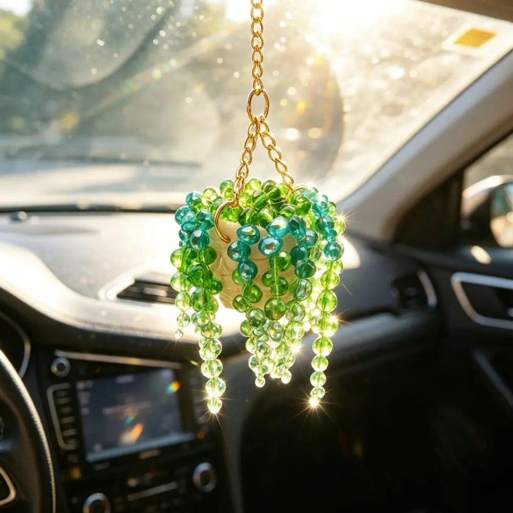 SunBloom™ Suncatcher 🌞✨ — Sparkling Plant Charm Décor
