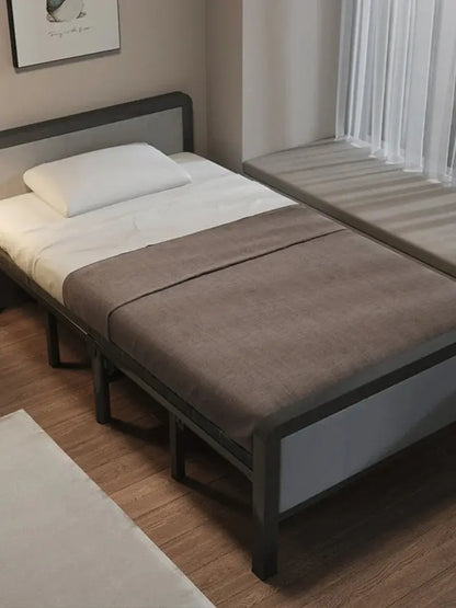 *Folding Bed Double Home Simple Rental House Noon Break Bed Office AliExpress