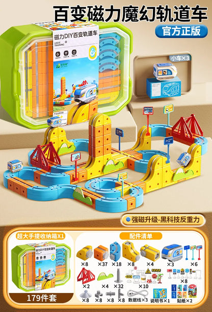STEMExpress™ 3D Electric Train Set 🚂⚡ Build, Learn, and Ride!