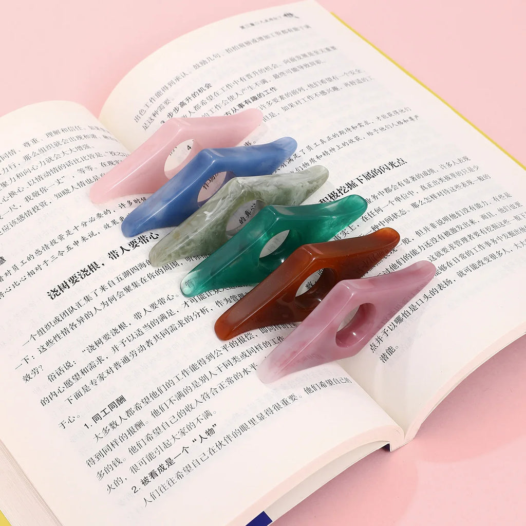 Thumb Book Support Book Page Holder Convenient Bookmark School Office Supplies Book Thumb Holder Bookmark Book Page Holder