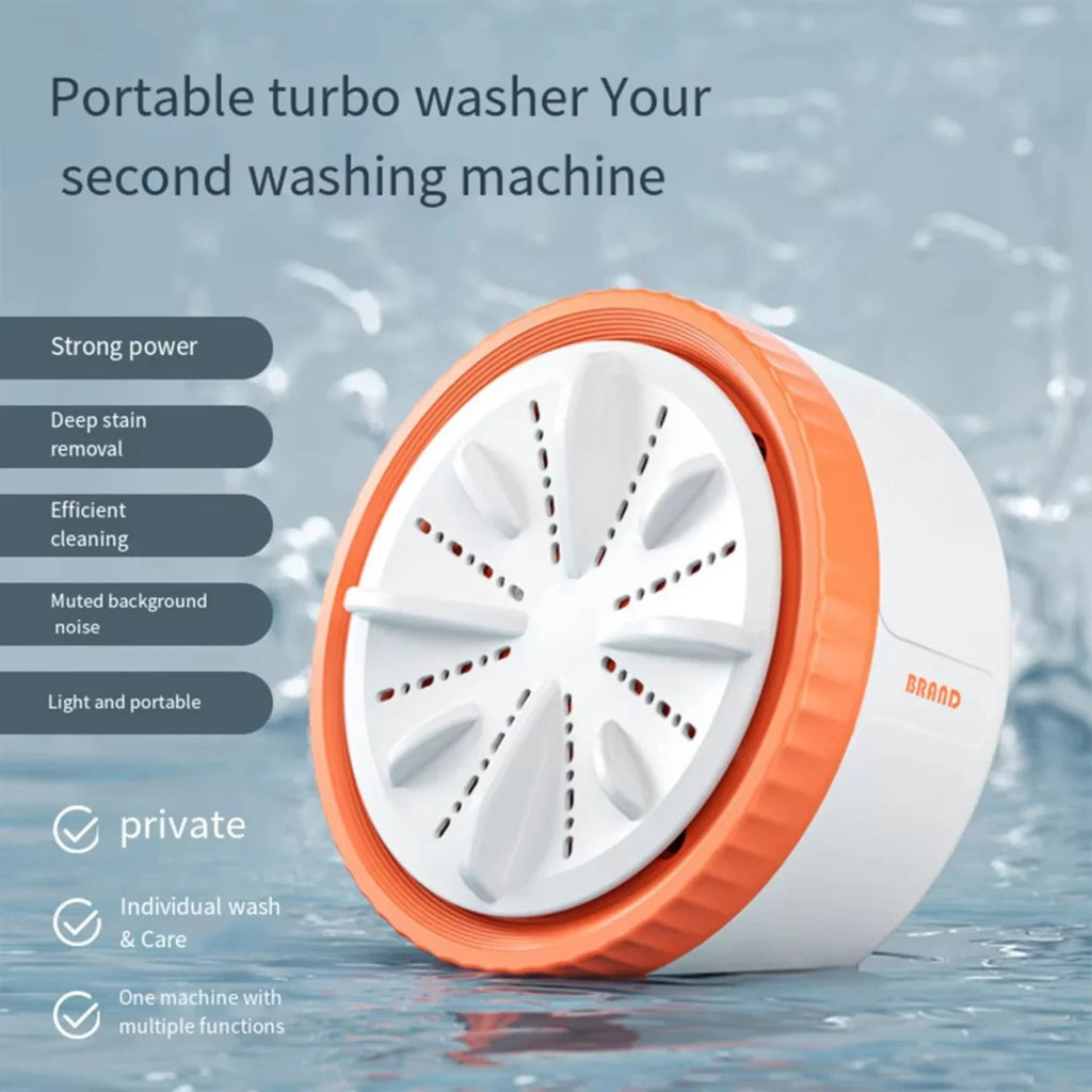 USB Rotating Turbo Fruit Kitchen Ultrasonic Dishwasher Lai Fu Store