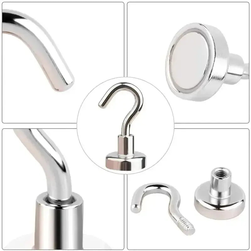 10PCS Strong Magnet Hooks Multi-Purpose Storage Hooks Home Kitchen Bar Storage Hooks Key Storage Hooks Bathroom Hangers Shop1103847530 Store