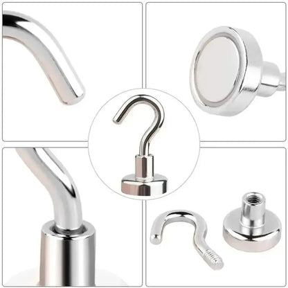 10PCS Strong Magnet Hooks Multi-Purpose Storage Hooks Home Kitchen Bar Storage Hooks Key Storage Hooks Bathroom Hangers Shop1103847530 Store
