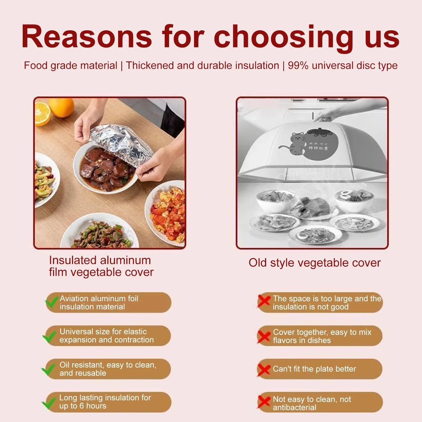 KitchenShield™ Food Covers 🏠✨ — Easy Cover, Easy Storage