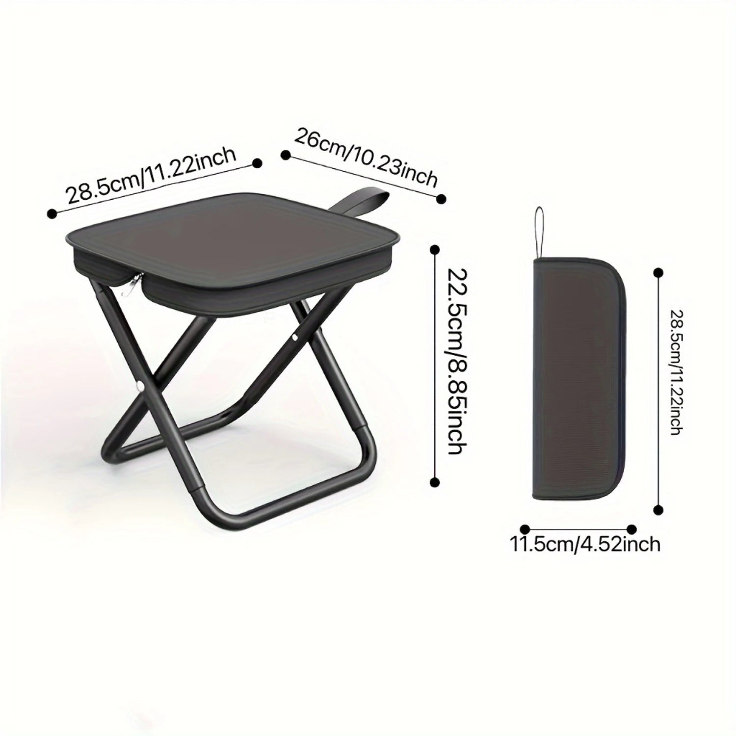 GlamGo Stool – Fold. Carry. Sit Pretty. Shop1104695203 Store